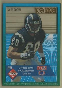 1994 Collector's Edge - EQII F/X Red Letters #6 Anthony Miller Back