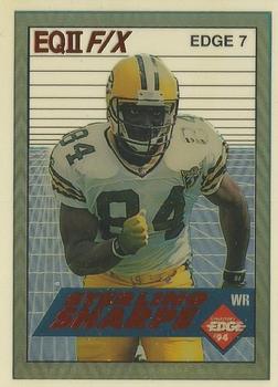 1994 Collector's Edge - EQII F/X Red Letters #7 Sterling Sharpe Front