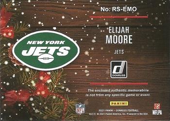 2021 Donruss - Rookie Holiday Sweater #RS-EMO Elijah Moore Back