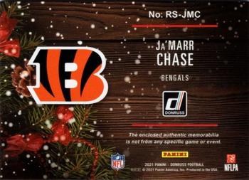 2021 Donruss - Rookie Holiday Sweater #RS-JMC Ja'Marr Chase Back