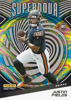 2021 Panini Instant Supernova #S5 Justin Fields Front