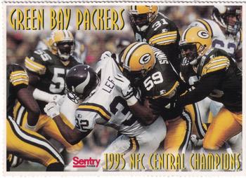 1996 Sentry Green Bay Packers SGA #NNO Sunday, October 22, 1995 Front