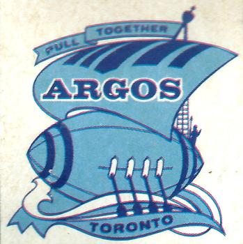 1963 Post Cereal CFL - Team Logos #NNO Toronto Argonauts Front