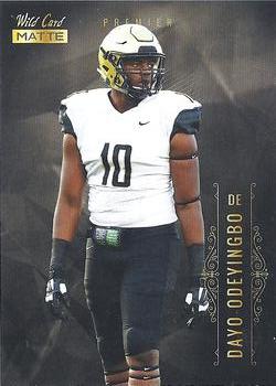 2021 Wild Card Matte #MBC-34 Dayo Odeyingbo Front