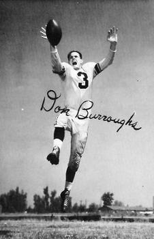 1955 Los Angeles Rams #NNO Don Burroughs Front