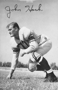 1955 Los Angeles Rams #NNO John Hock Front