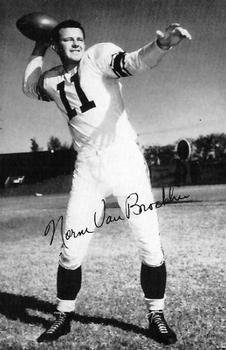 1955 Los Angeles Rams #NNO Norm Van Brocklin Front