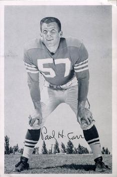 1957 San Francisco 49ers #NNO Paul Carr Front