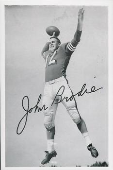 1958 San Francisco 49ers #NNO John Brodie Front