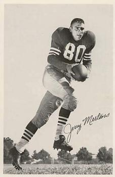 1958 San Francisco 49ers #NNO Jerry Mertens Front
