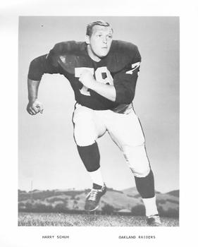 1969 Oakland Raiders #NNO Harry Schuh Front