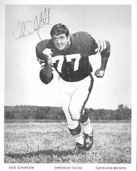 1968 Cleveland Browns 7x8 #NNO Dick Schafrath Front