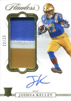 2021 Panini Flawless Collegiate - 2020 Flawless Patch Autographs #30 Joshua Kelley Front
