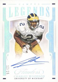 2021 Panini Flawless Collegiate - Campus Legends Signatures #CLS-CW Charles Woodson Front