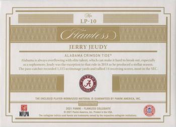 2021 Panini Flawless Collegiate - Legacy Patches #LP-10 Jerry Jeudy Back