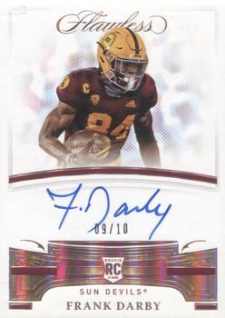 2021 Panini Flawless Collegiate - Rookie Autographs Gold #RA-FD Frank Darby Front