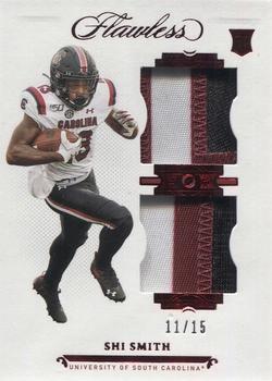 2021 Panini Flawless Collegiate - Rookie Dual Patches Ruby #RDP-36 Shi Smith Front