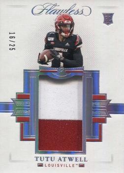 2021 Panini Flawless Collegiate - Rookie Patches #RP-20 Tutu Atwell Front
