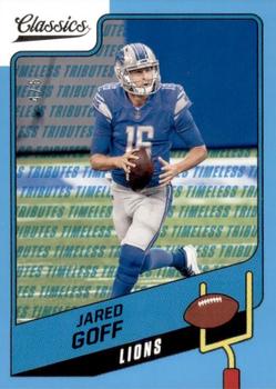 2021 Panini Classics - Timeless Tributes Blue #41 Jared Goff Front