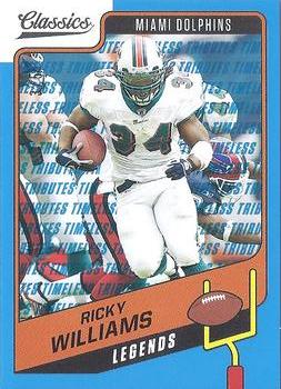 2021 Panini Classics - Timeless Tributes Blue #139 Ricky Williams Front
