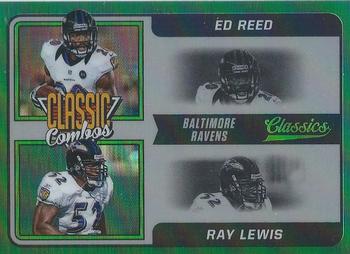 2021 Panini Classics - Classic Combos Green #CC-ER Ed Reed / Ray Lewis Front