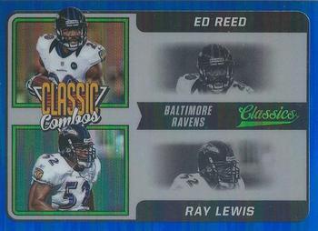 2021 Panini Classics - Classic Combos Blue #CC-ER Ed Reed / Ray Lewis Front