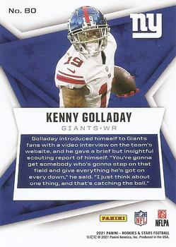 2021 Panini Rookies & Stars #80 Kenny Golladay Back