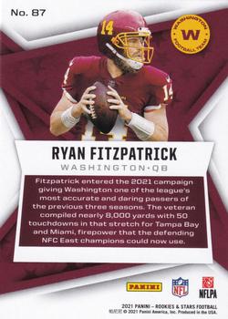 2021 Panini Rookies & Stars #87 Ryan Fitzpatrick Back