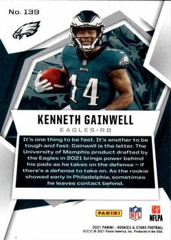 2021 Panini Rookies & Stars #139 Kenneth Gainwell Back