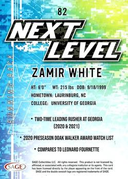 2022 SAGE #82 Zamir White Back