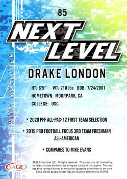2022 SAGE #85 Drake London Back