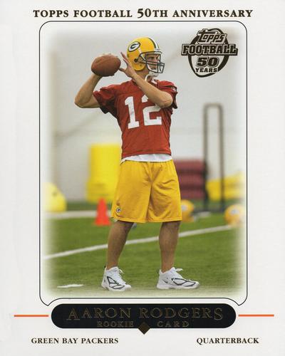 2005 Topps XXL Green Bay Packers #2 Aaron Rodgers Front