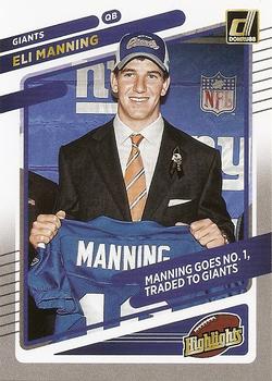 2021 Donruss New York Giants Eli Manning Highlights #EM1 Eli Manning Front