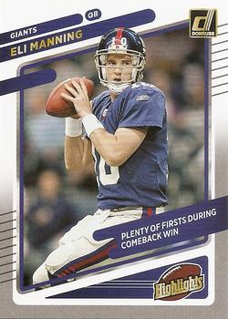 2021 Donruss New York Giants Eli Manning Highlights #EM2 Eli Manning Front