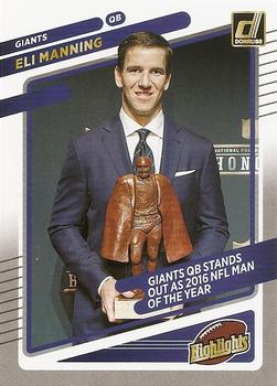 2021 Donruss New York Giants Eli Manning Highlights #EM6 Eli Manning Front