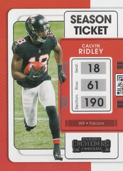 2021 Panini Contenders #5 Calvin Ridley Front