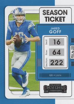 2021 Panini Contenders #31 Jared Goff Front