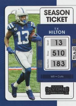2021 Panini Contenders #42 T.Y. Hilton Front