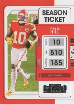 2021 Panini Contenders #48 Tyreek Hill Front