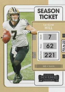 2021 Panini Contenders #72 Taysom Hill Front
