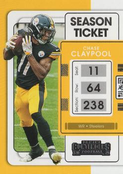 2021 Panini Contenders #84 Chase Claypool Front