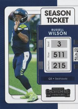 2021 Panini Contenders #85 Russell Wilson Front