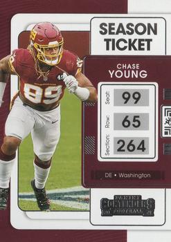 2021 Panini Contenders #100 Chase Young Front