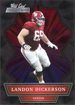 2021 Wild Card Alumination #ABC-61 Landon Dickerson Front