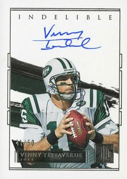2021 Panini Impeccable - Indelible Ink #II-VT Vinny Testaverde Front