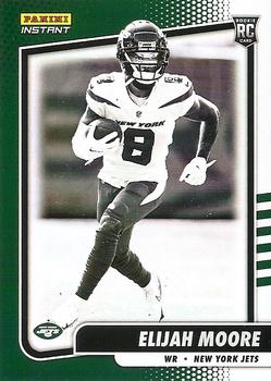 2021 Panini Instant Black and White Rookies #BW14 Elijah Moore Front
