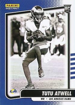 2021 Panini Instant Black and White Rookies #BW18 Tutu Atwell Front