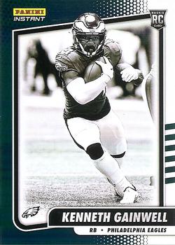 2021 Panini Instant Black and White Rookies #BW34 Kenneth Gainwell Front