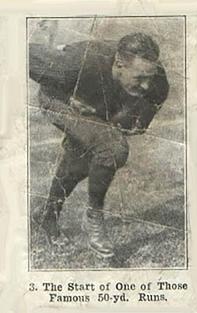 1926 Shotwell Candy Red Grange (Ad Back) #3 The Start of One Front