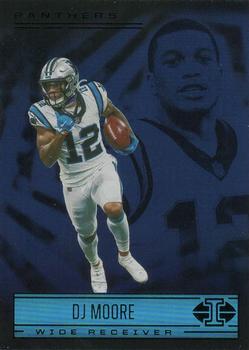 2021 Panini Illusions - Trophy Collection Sapphire #33 DJ Moore Front